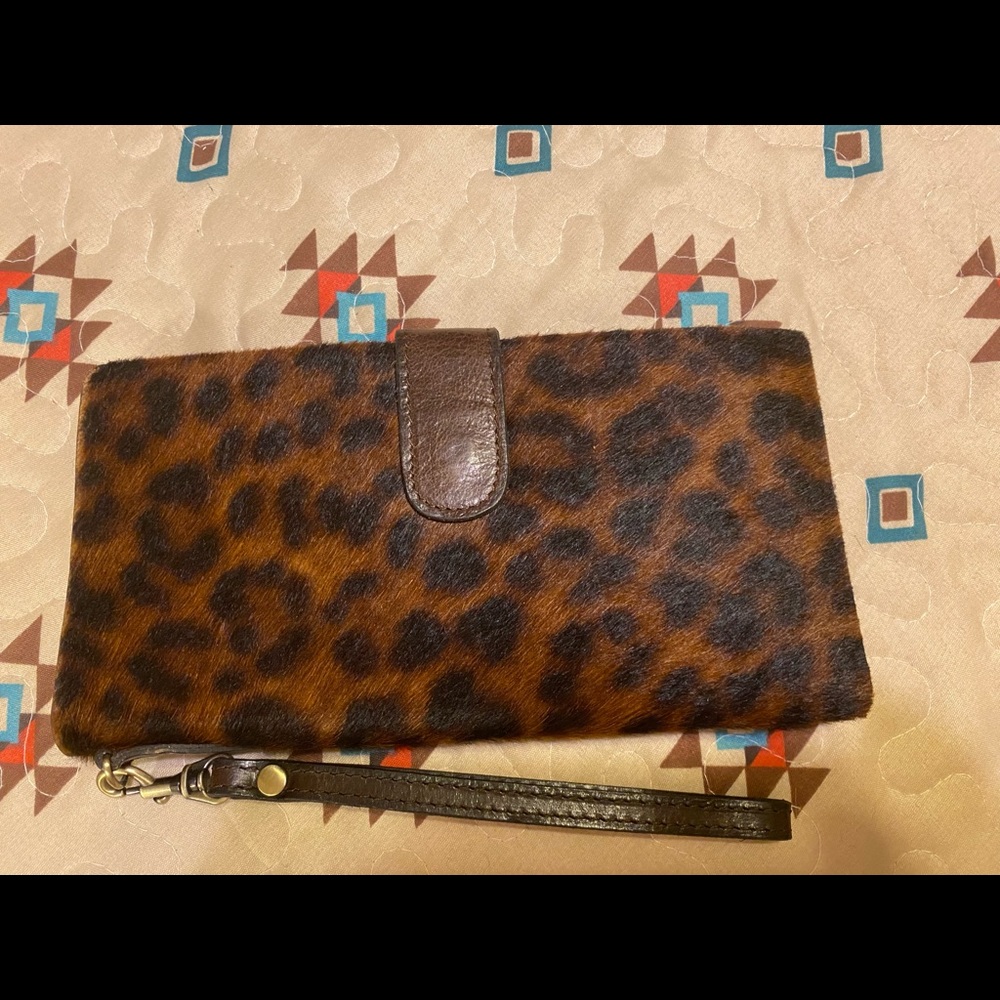 Patricia Nash Leopard Wallet